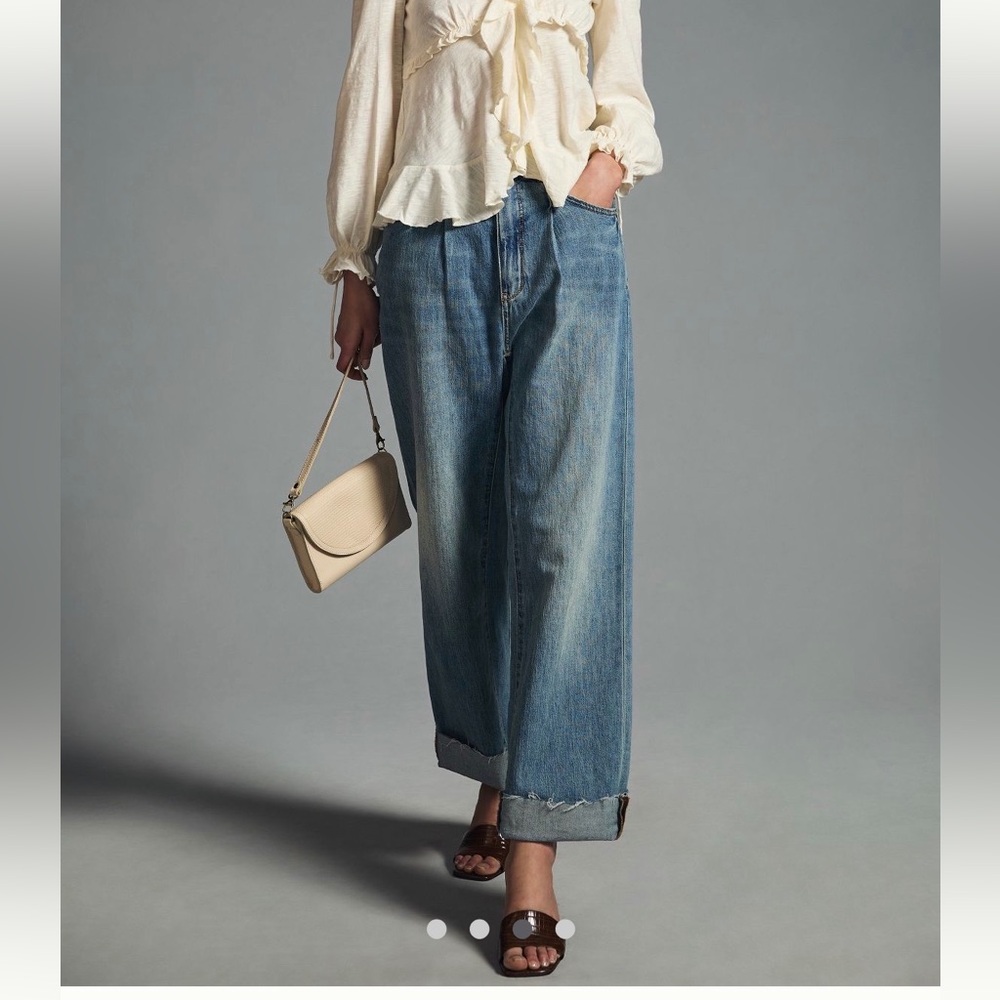 Anthropologie PILCRO pleated jeans size 31